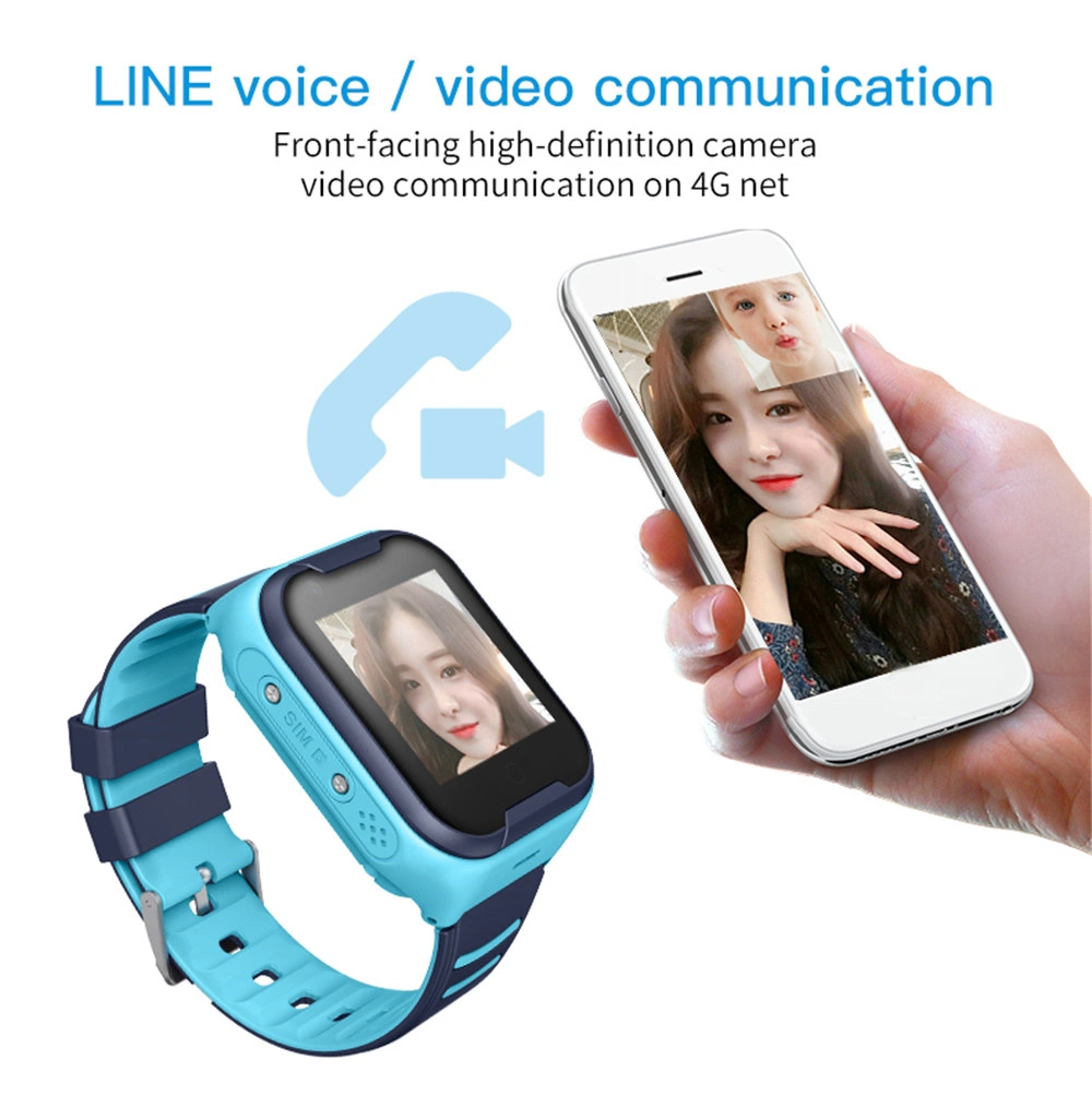 A36e 4G Smart Kid Watch GPS Sos Video Call IP67 Waterproof Alarm Clock Camera Watch