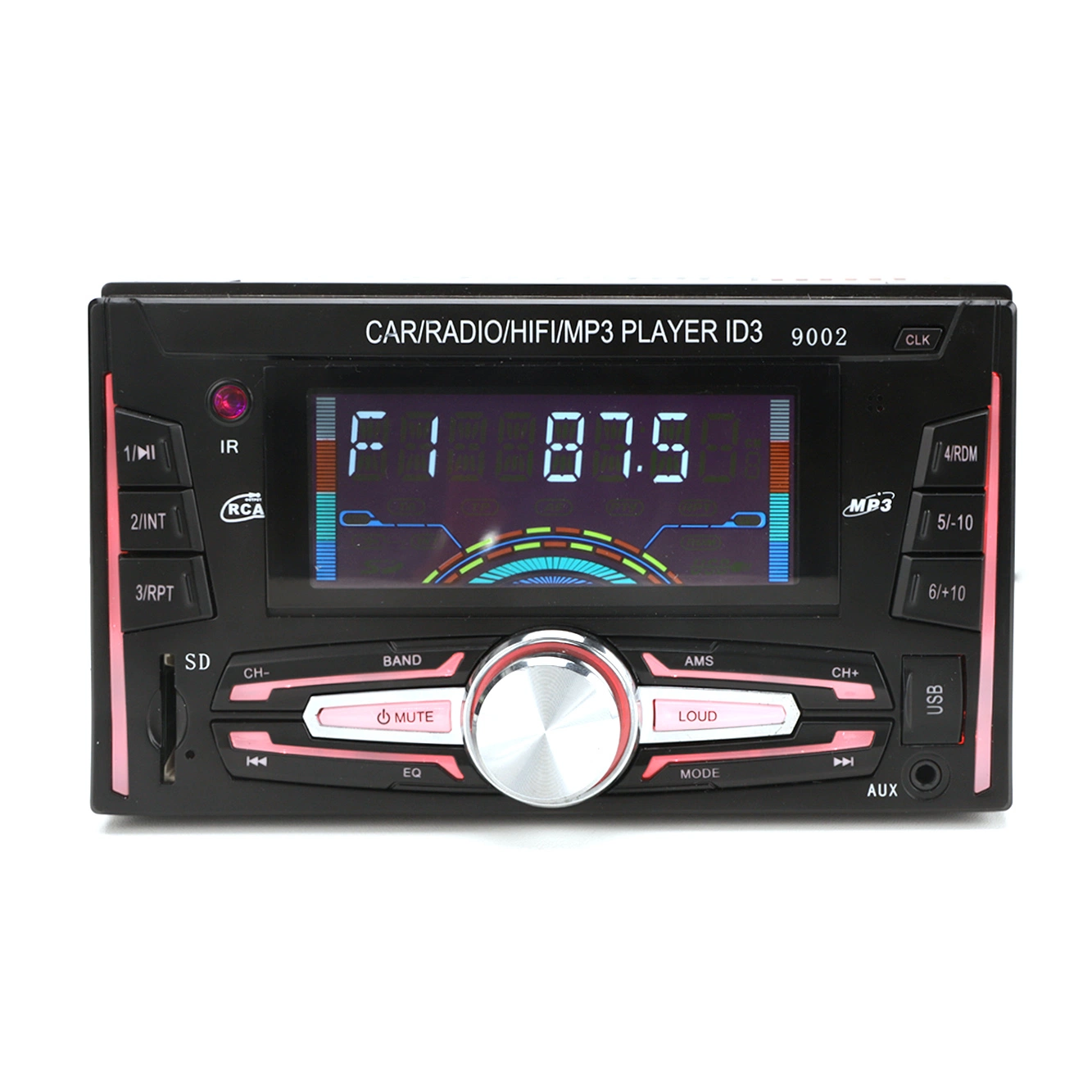 Auto Radio Auto Audio Video Audio pantalla LCD Doble DIN Car MP3 Player estéreo para coche con Bluetooth