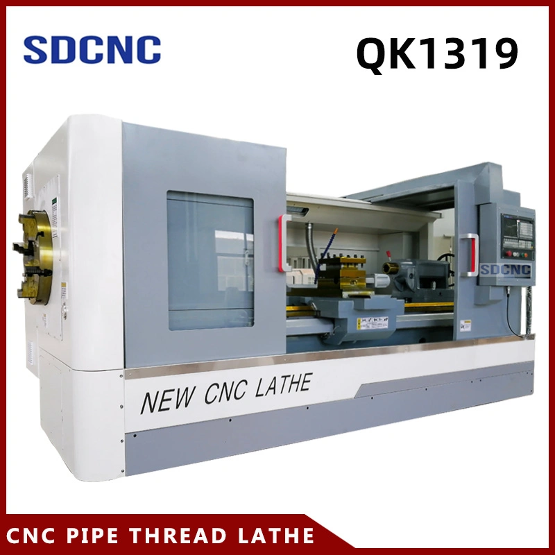Qk1319rosca de tubo Lathe/CNC Lathe/Metal Turning Machine/horizontal Lathe