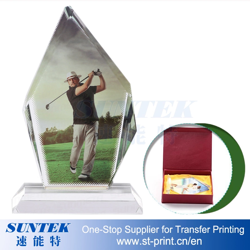 Personalisierter 3D Blanks Sublimation Crystal Photo Frame