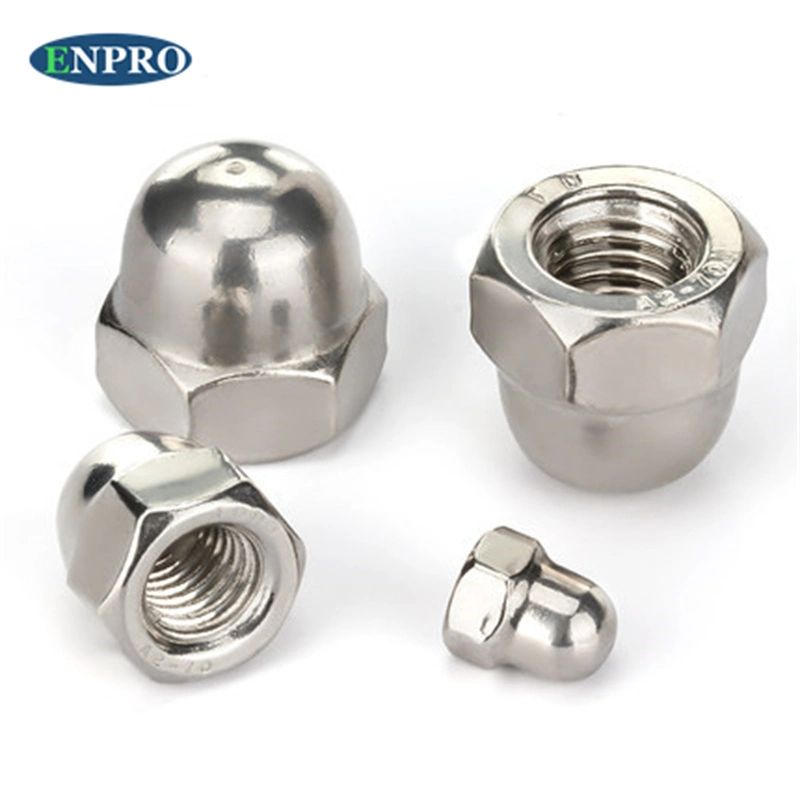 M8 304 Stainless Steel Hex Domed Acorn Cap Nut