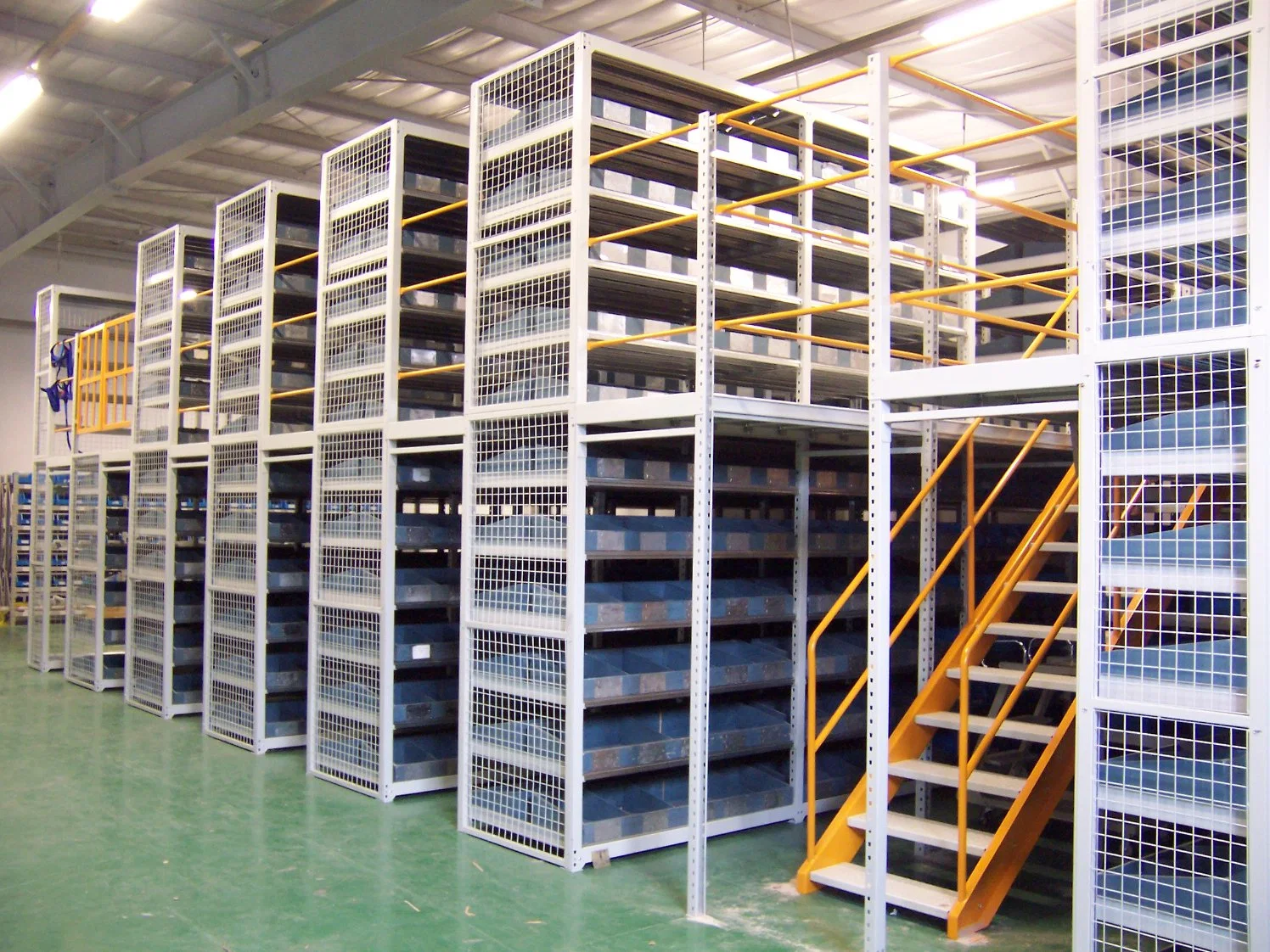 Saudi Arabia Halal Warehouse Storages Mezzanine Support Rack System Steel Platform Mezzanine