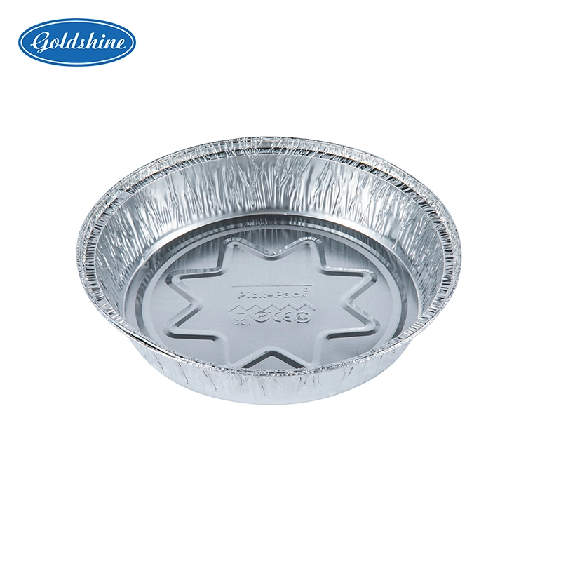 Lámina de aluminio redondo desechables Muffin sartenes