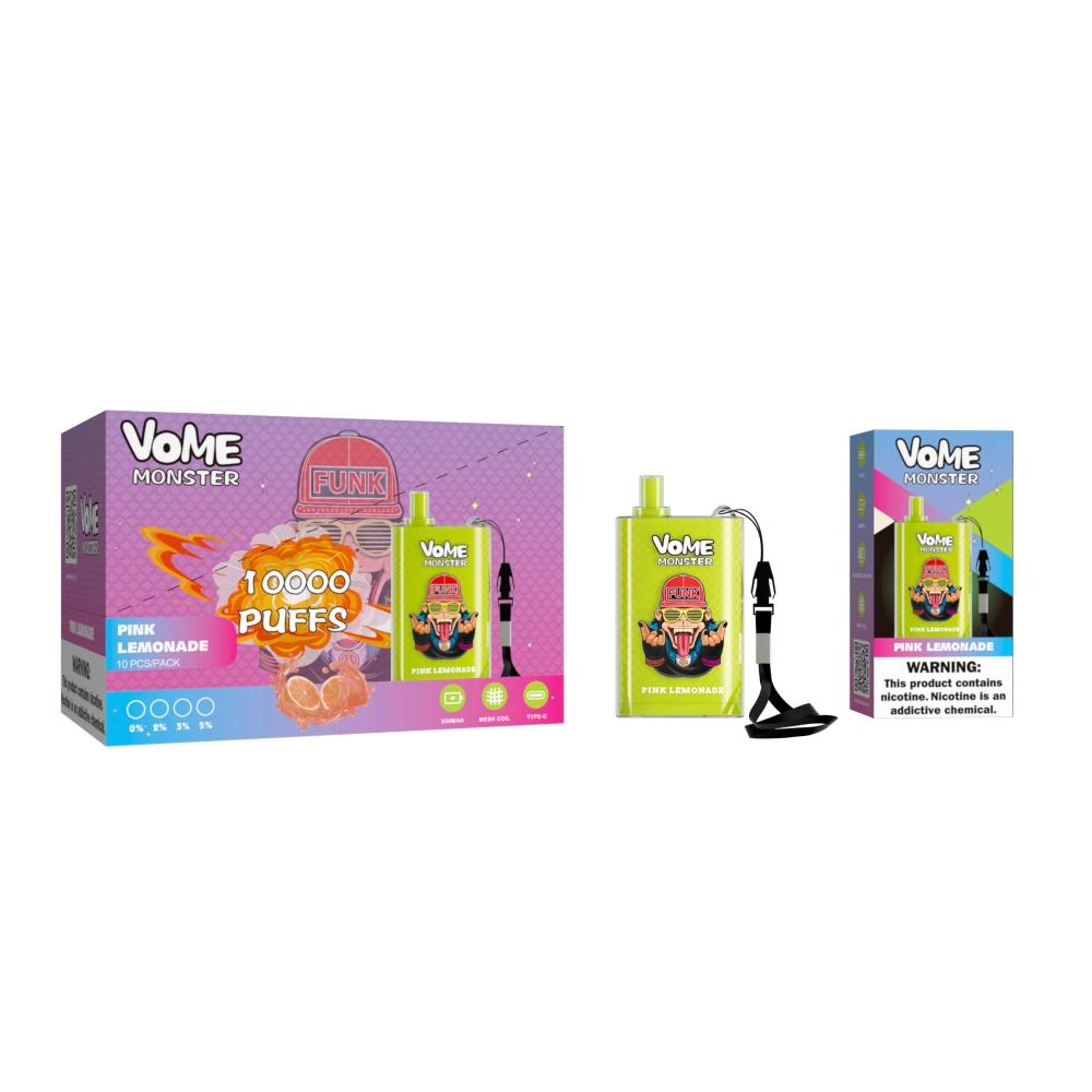 Distributor Disposable Vape Vome Monster Puffs E Cigarette Rechargeable