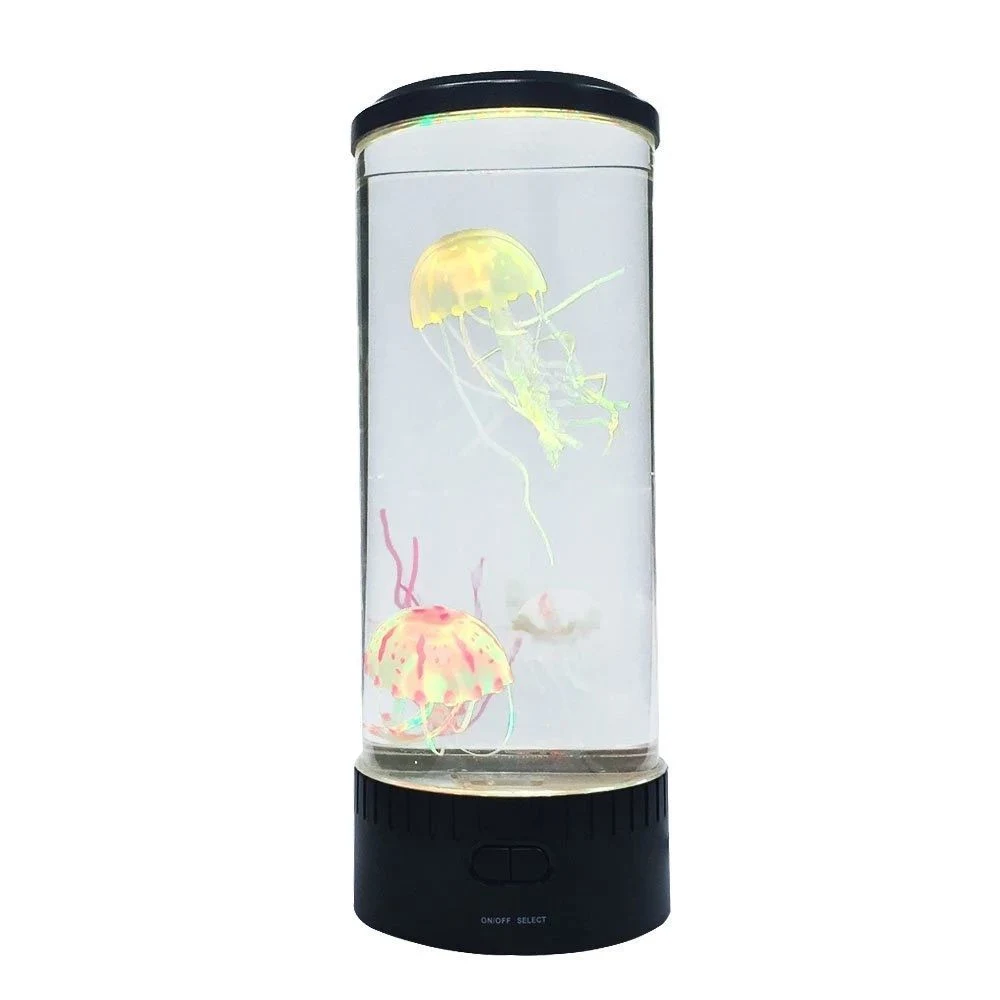 LED Night Light USB Mood Desk Bedside Fantasy Jellyfish Lamp