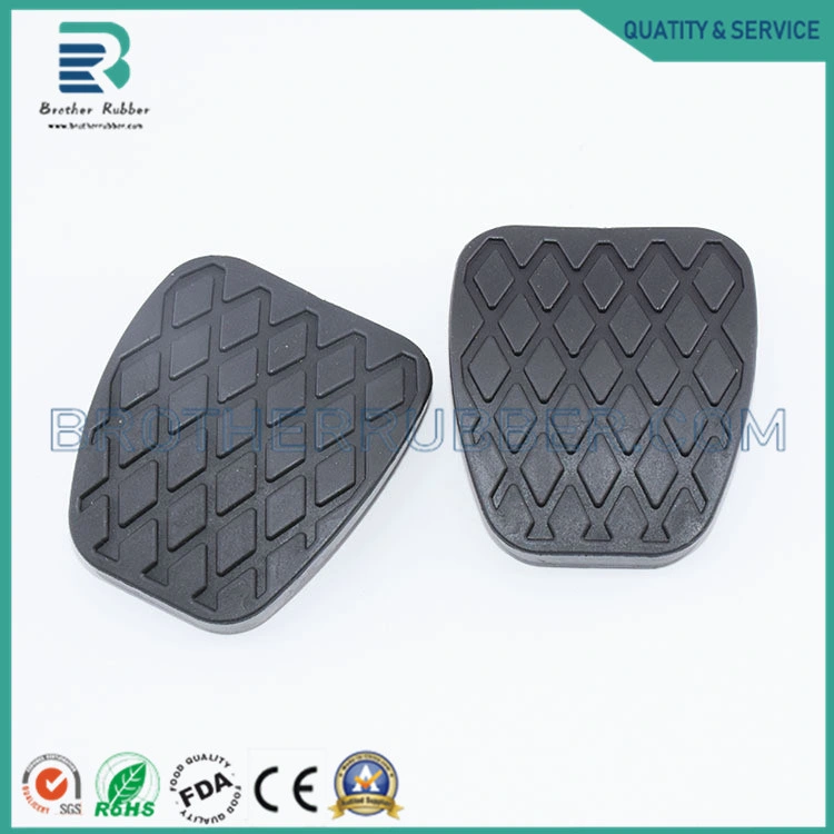 Customize Molded Hard Rubber Brake Pedal Pad for Forklift Truck