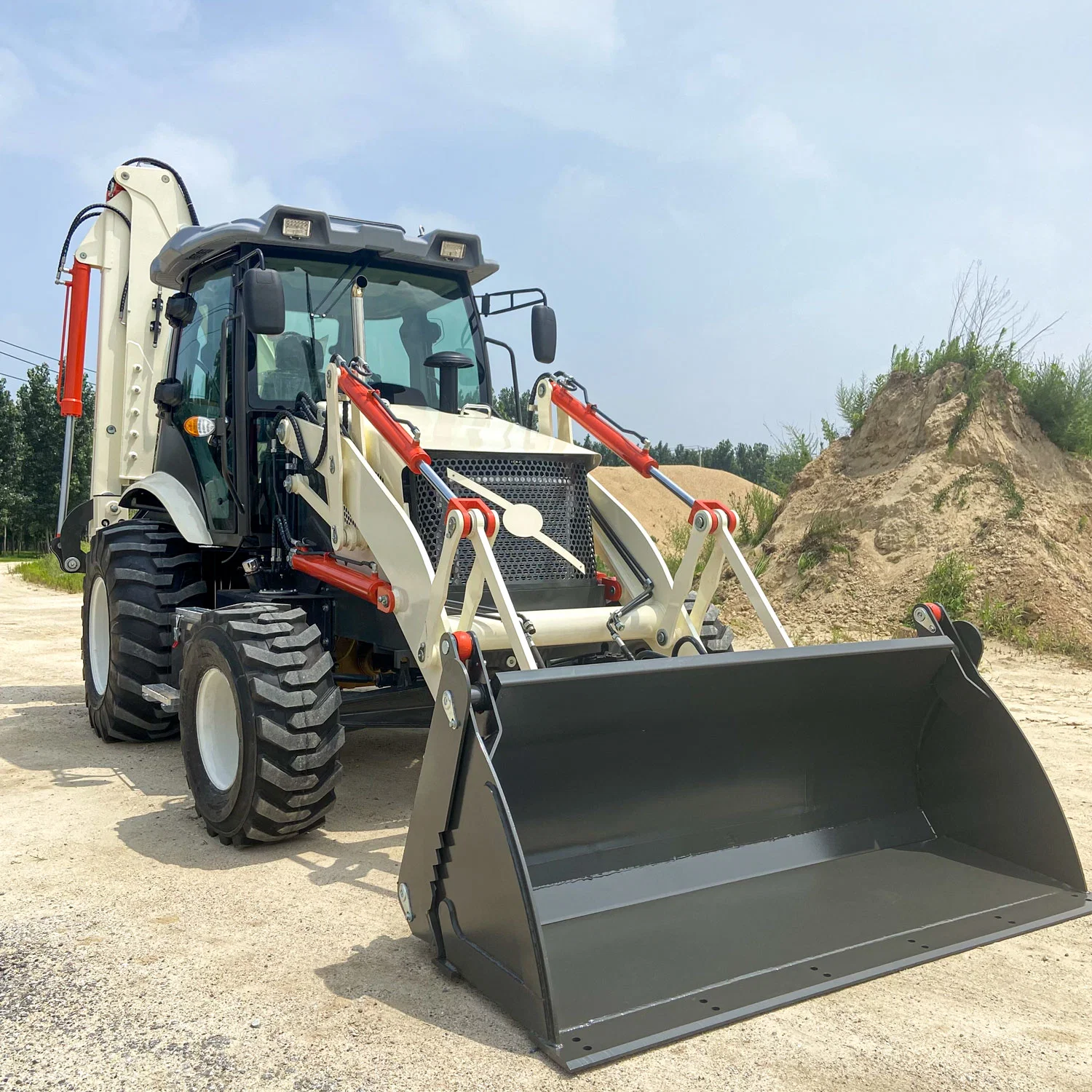 Günstige Baggerlader Gebrauchte Baggerlader Yaweh 388 Traktor Baggerlader Lader