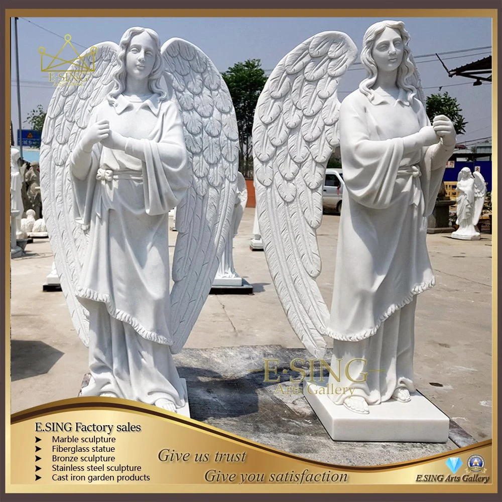 Angel Statue Headstone Granite Bench Tombstone and Monument Carvings and Sculpture