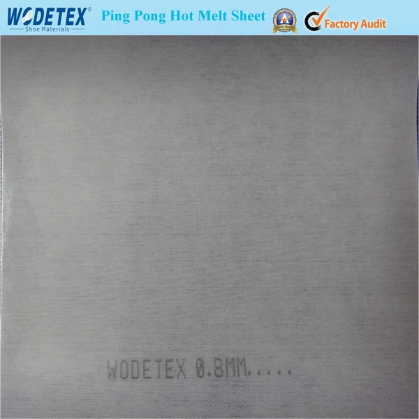 Non Woven Ping Pong Hot Melt Sheet for Toe Puff