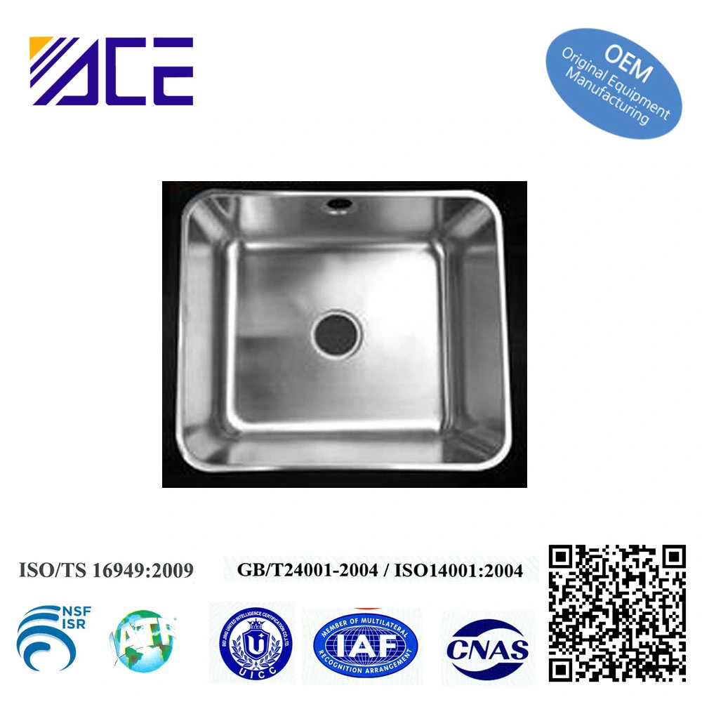 High Quality OEM Customized Stainless Steel Deep Drawn Steel Metal Stamping Parts of Kitchen Sink