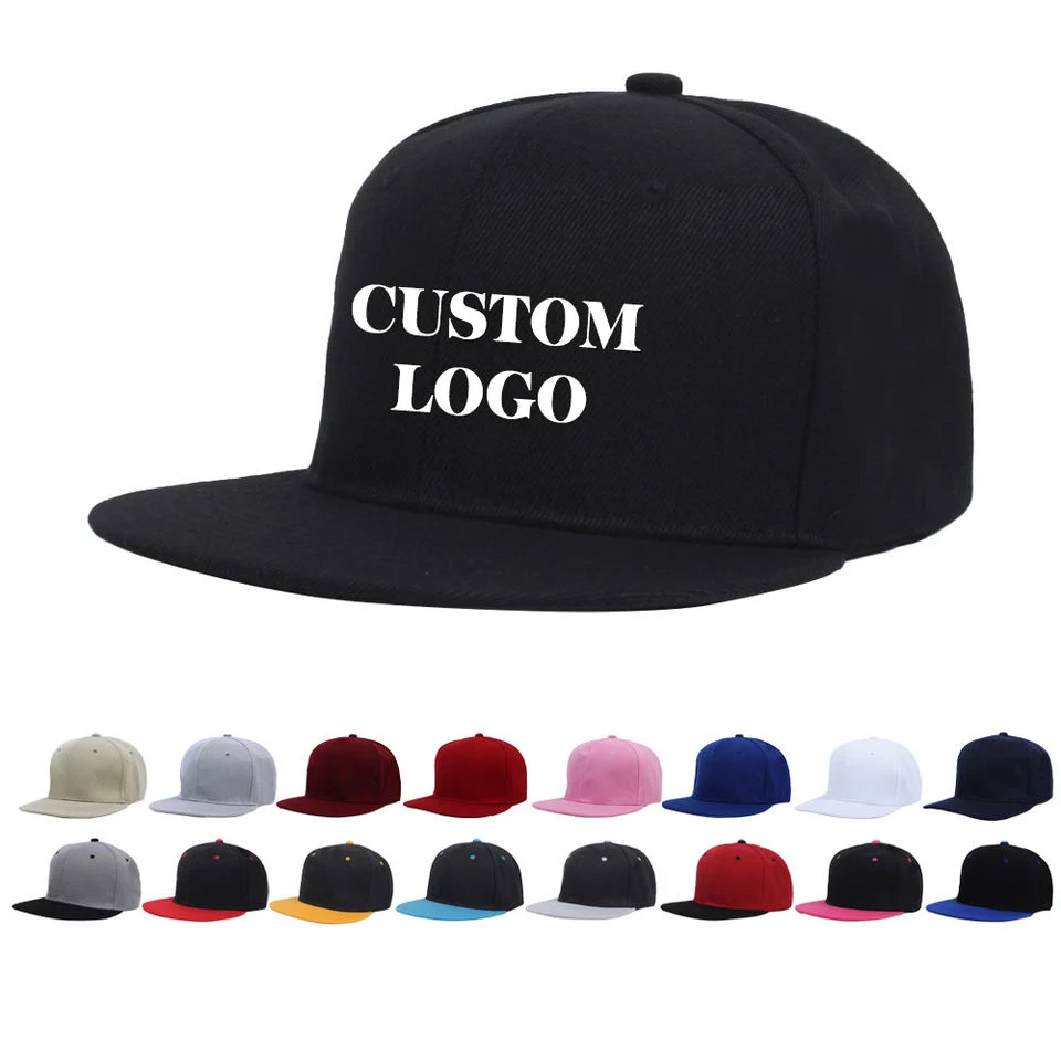 Custom Personalized 3D Embroidery Logo Snapback Caps