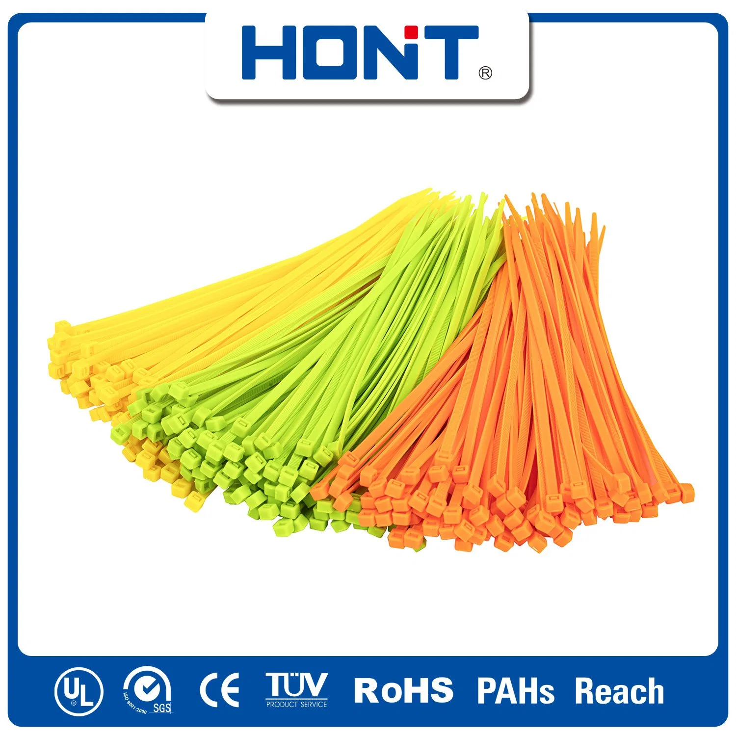 Cable Tie 8" 50lb UV Natural Blue Green Red Yellow Cable Accessories