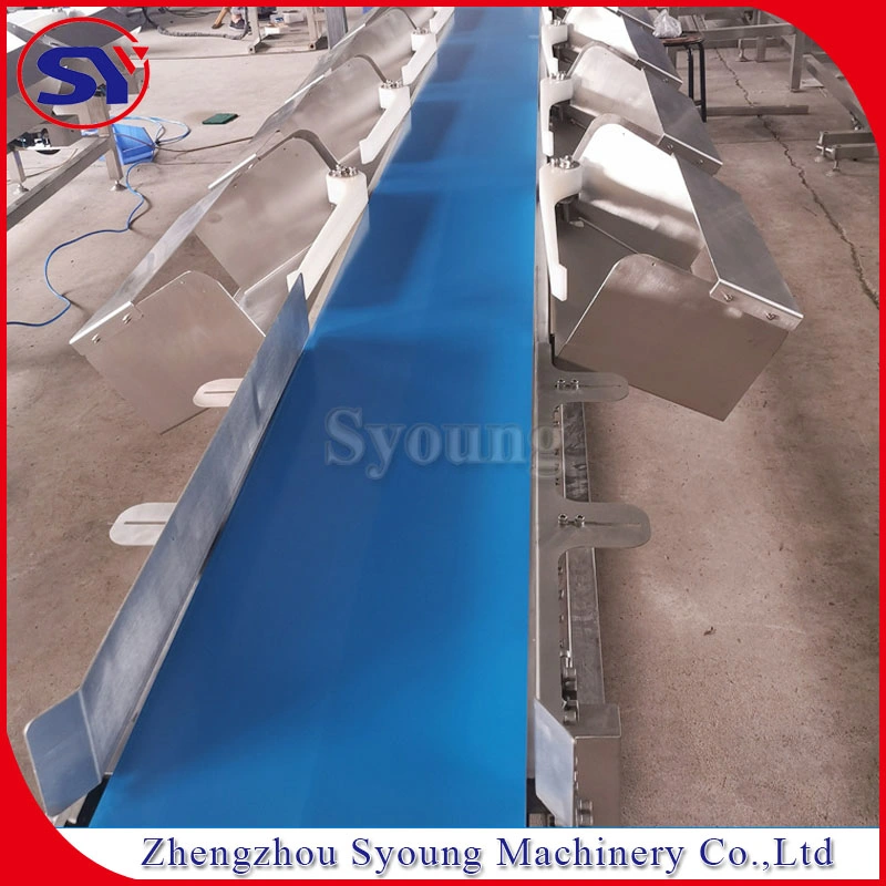 High Accuracy Fish Chicken Duck Breast Sorting Machine Conveyor Checkweigher