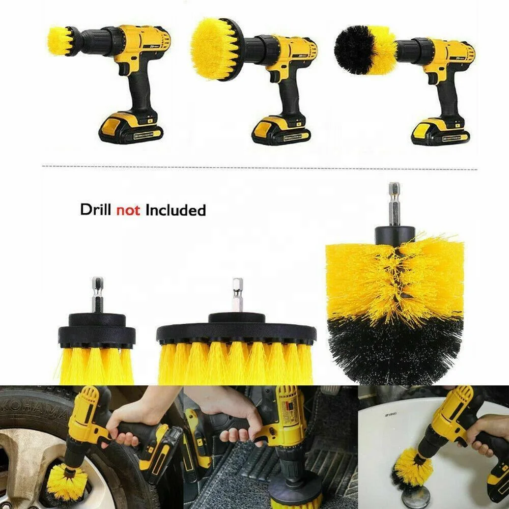 Drill Cleaning Brush Power Scrubber Brush for Bathroom