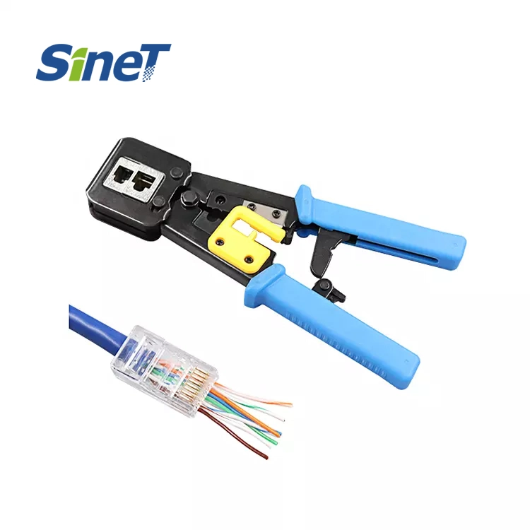 Network Cable Ez Crimping Tool RJ45 & Rj11 Rj12 Multiple Use Plier Cable