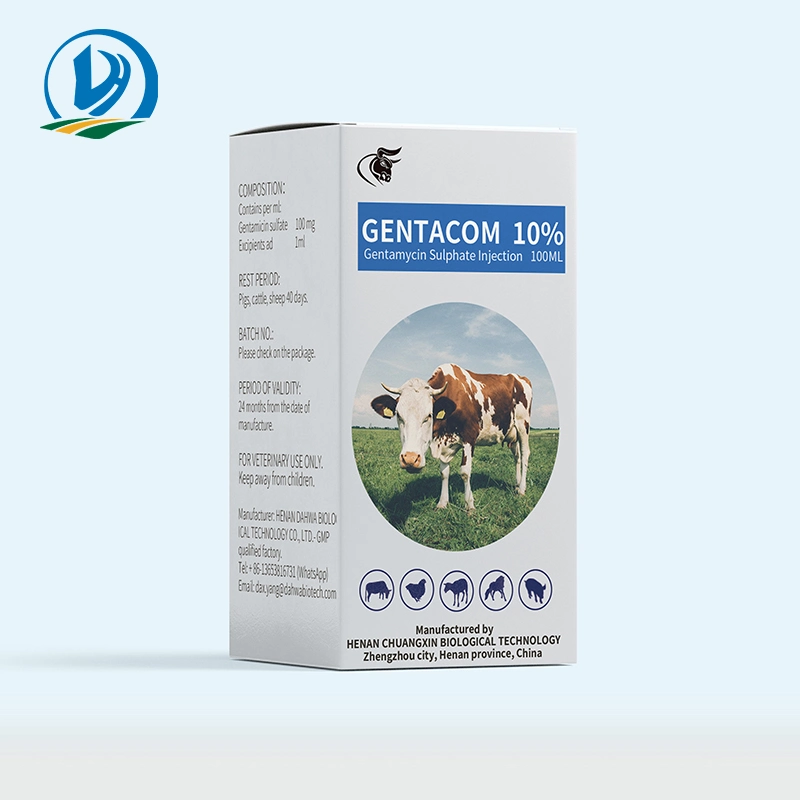 Veterinary Antibiotic Medicine Gentamycin Sulphate Injection 4% 10%