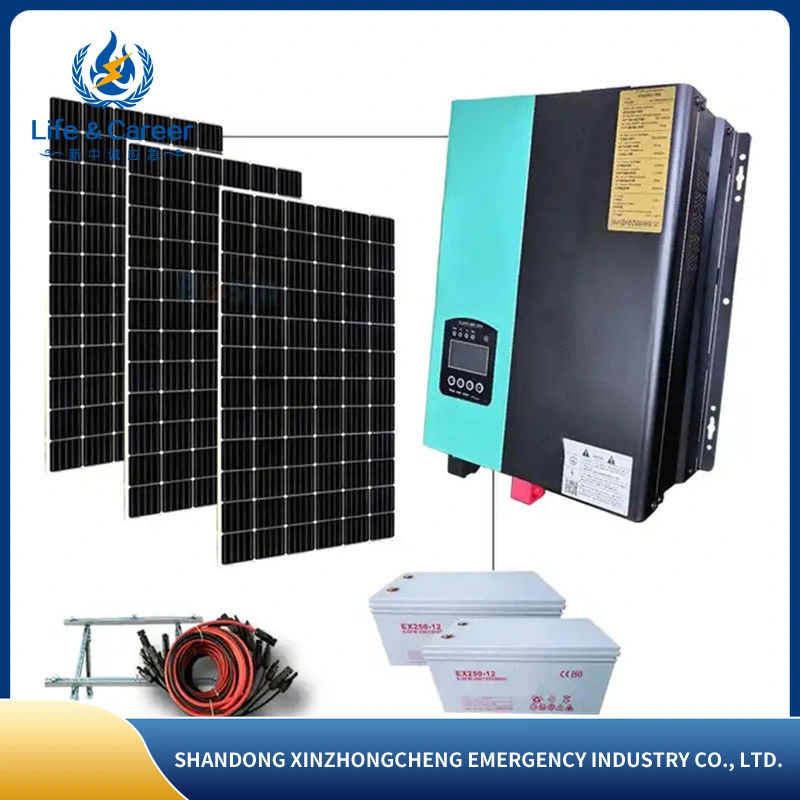 Kompletter Satz von Haushalt Solar Generator Ausrüstung Photovoltaik-Panel-System 3000W Solargenerator