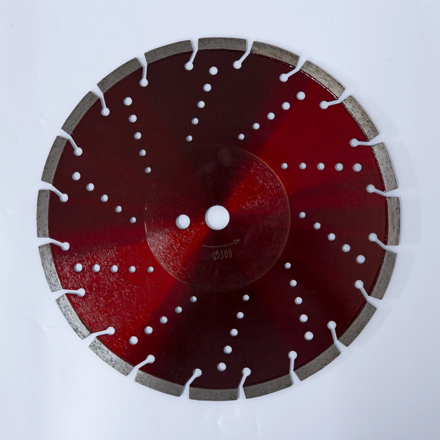 China OEM Special Design Diamond Circular Saw Blade Dry Cutting Tool with Holes Diamond Saw Blades