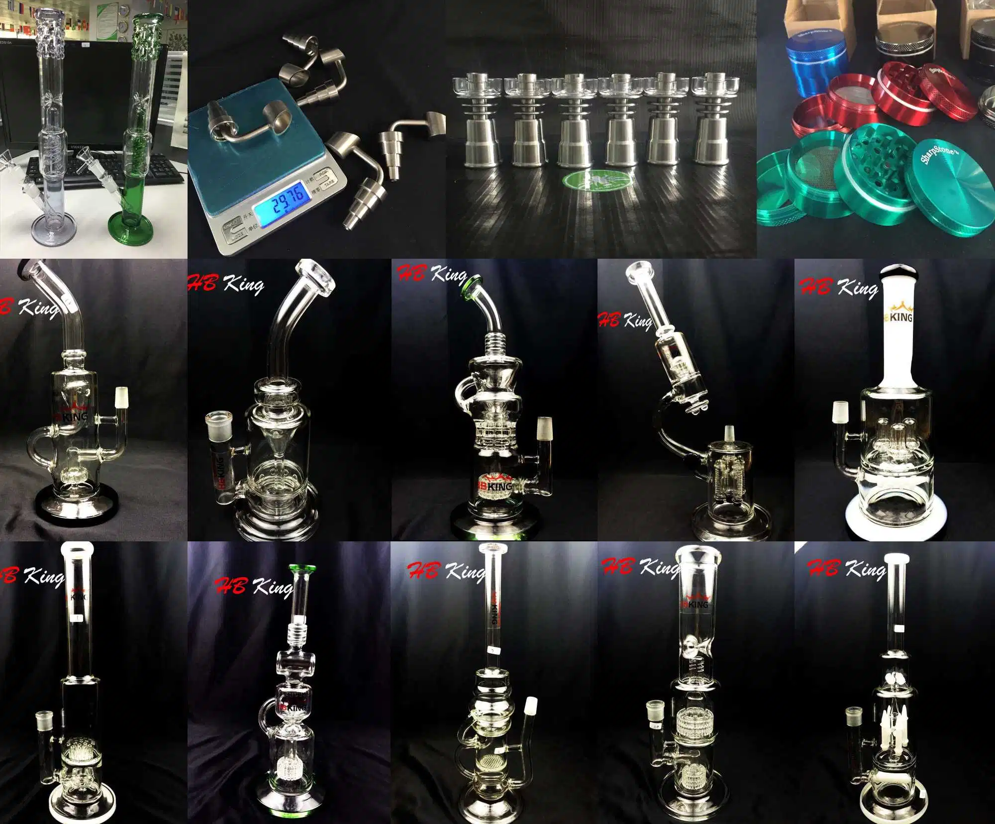 China Manufacturer New Heady DAB Rig Glass Water Pipe, Diamond Glass Wholesale/Supplier Recycler Glass Smoking Pipe