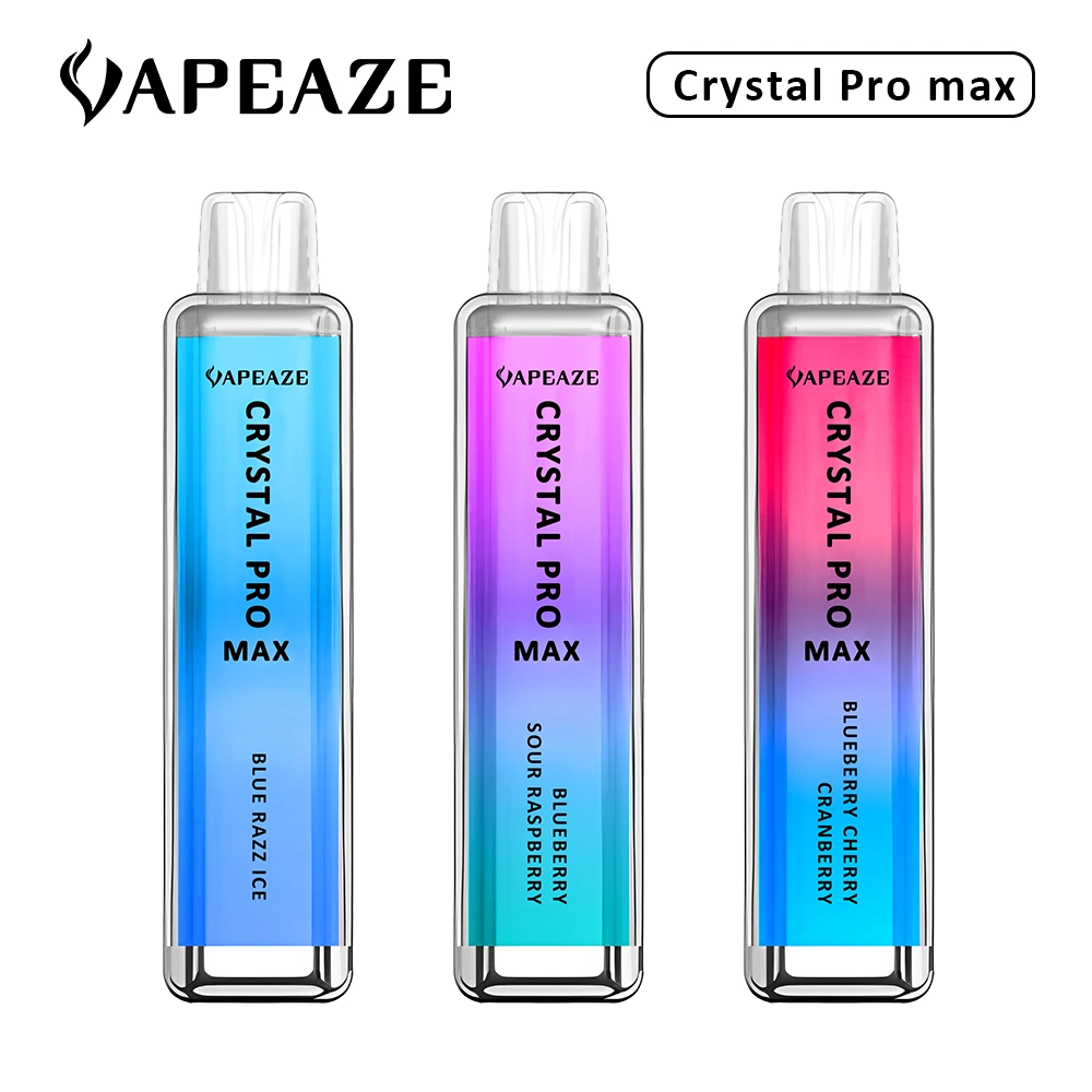 Hot-Selling Crystal 4000 Puffs PRO Max Atacado Factory preços competitivos Caneta de papel descartável