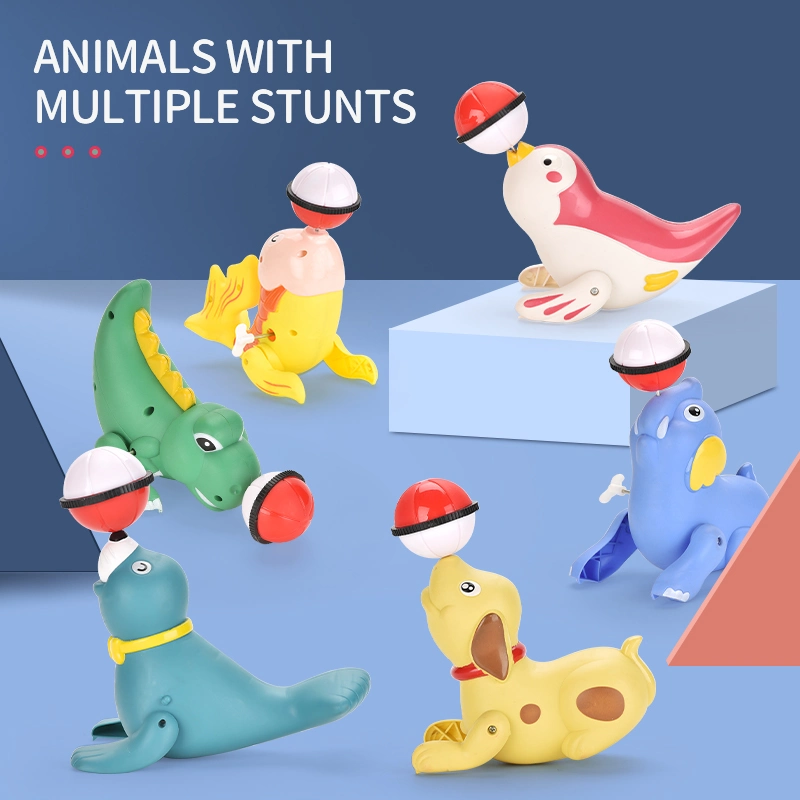 Novetly Wind up Animal Kids Cheap Plastic Clockwork Mechanical Tin Children&prime; S Educational Toys Wholesale/Supplier Street Wind up Toy for Kids