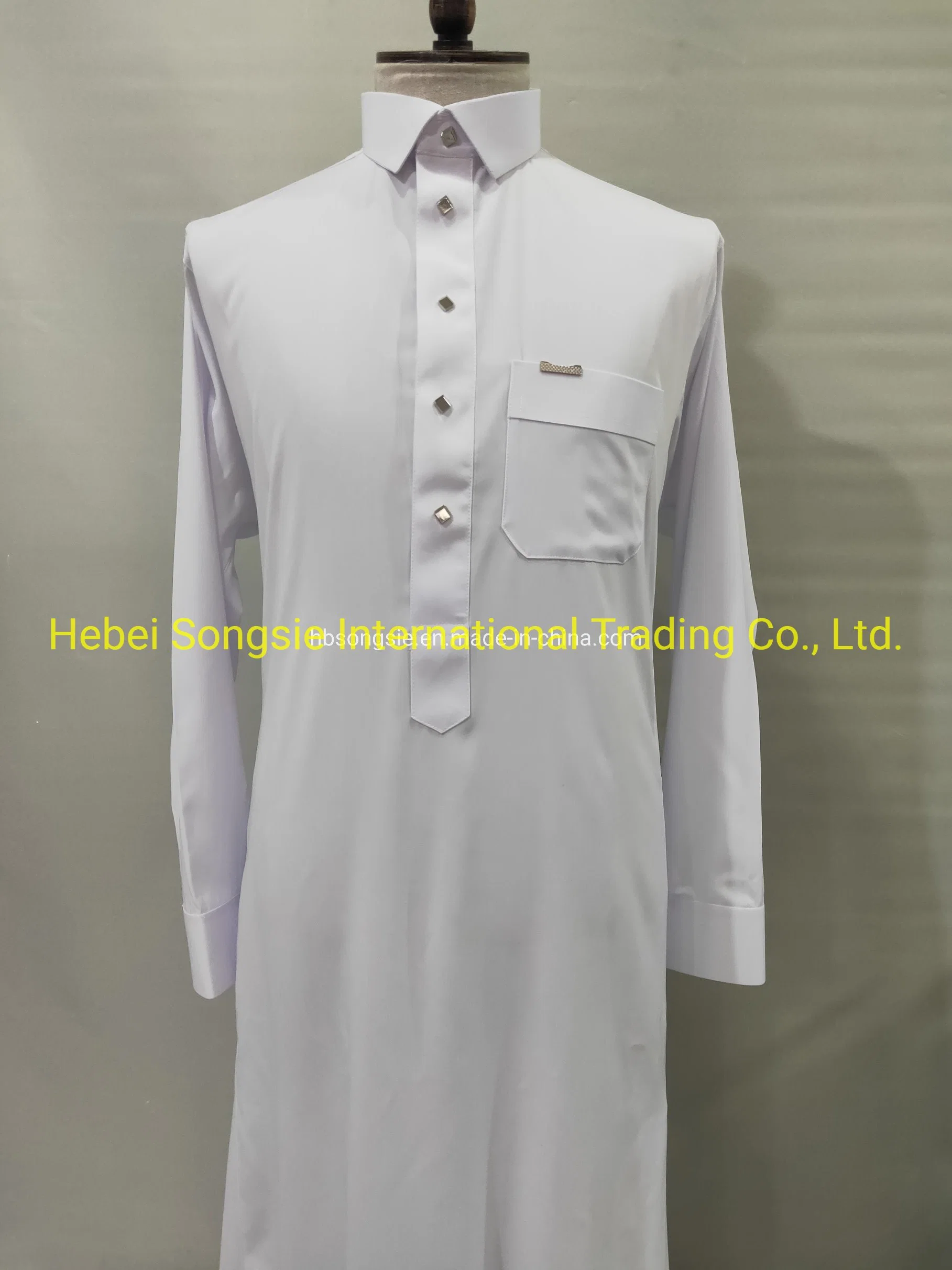 New Fashion Cheap Price Wholesale/Supplier Muslim Islamic Clothing Arab Robe Jalabiya African Robe Men Fashion Dress