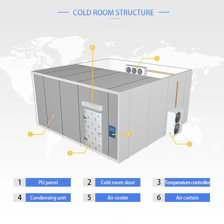 Factory Price Hot Sale Walk in Freezer Room Refrigeration Modular Cold Room Freezer Cold Storage Room