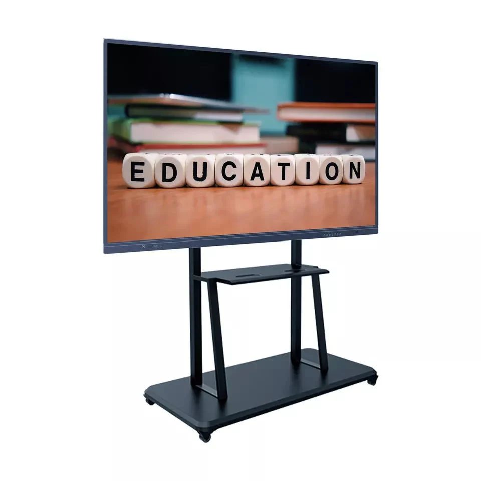 20 puntos de contacto interactivo SMART Board de suministros de oficina de pantalla plana de 86 pulgadas de pizarra interactiva Stand de la sala de reuniones para la enseñanza y de oficina