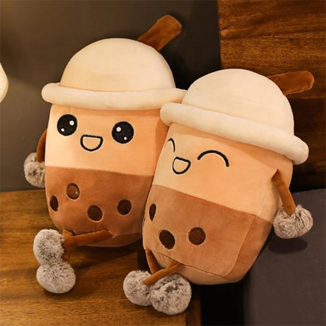 Wholesale/Supplier Custom Soft Cute Bubble Tea Plush Toys Stuffed Pillow Boba Toys