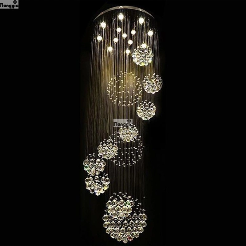 Modern K9 LED Crystal Chandelier Crystal Lamp Entrance Light (WH-NC-29)