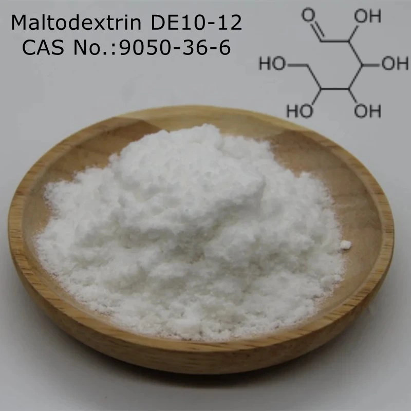 Food Grade De10-12 Maltodextrin/Tapioca Maltodextrin Powder in China CAS 9050-36-6