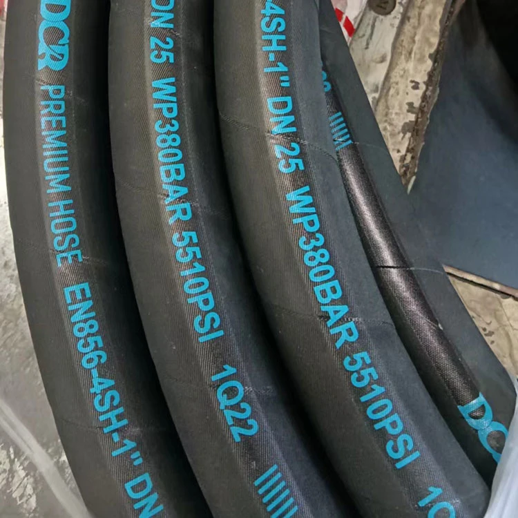 3/8" Hydraulic Hose with Two Steel Wire Braids: En853 2sn Specification