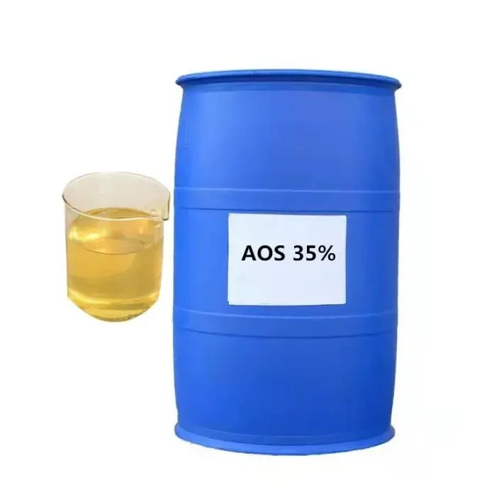 High quality/High cost performance Aos 38% Liquid Alpha Olefin Sulphonate for Washing Powder