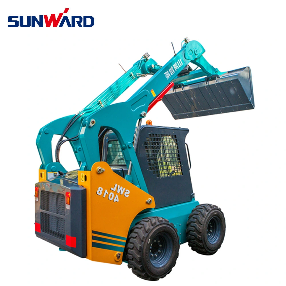 Sunward Swl2830 Wheeled Skid Steer Loader Mini Backhoe Fair Price