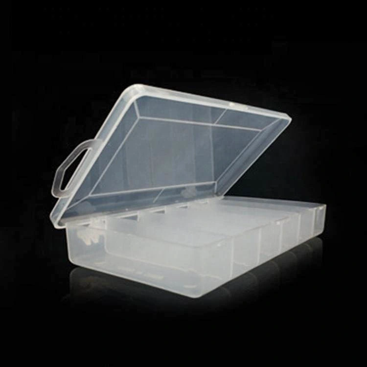 030# 6 Compartments See-Through Box Plastic Clear Container for Screws and Jewelry Fishing Tackle Box