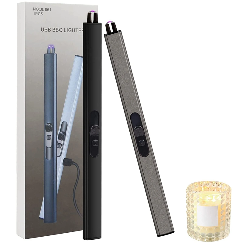 Hot Selling Arc Windproof USB Rechargeable BBQ Plasma Flameless Lighter Electronic Candle Lighter