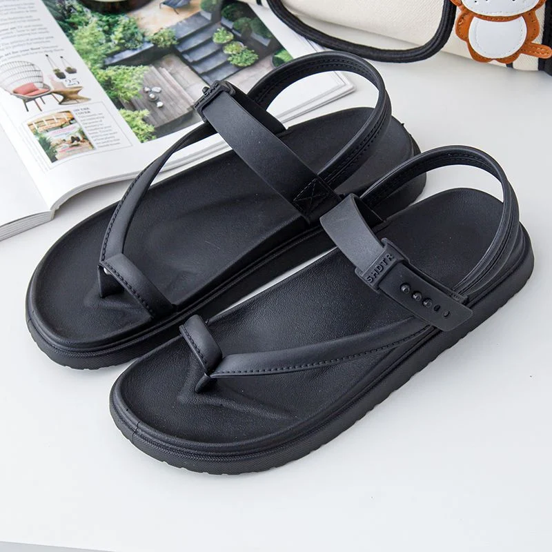 New Popular Fashion Clip-Toe Ladies Versatile Trend Comfortable Non-Slip Sandals