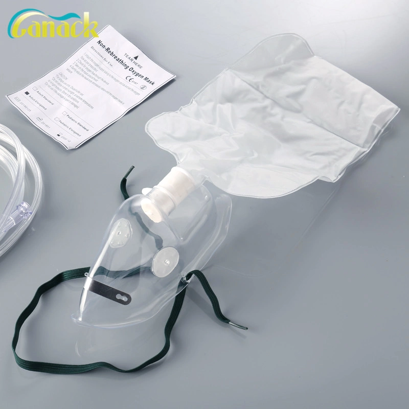 Single Use Medical Oxygen Mask with Reservoir Bag