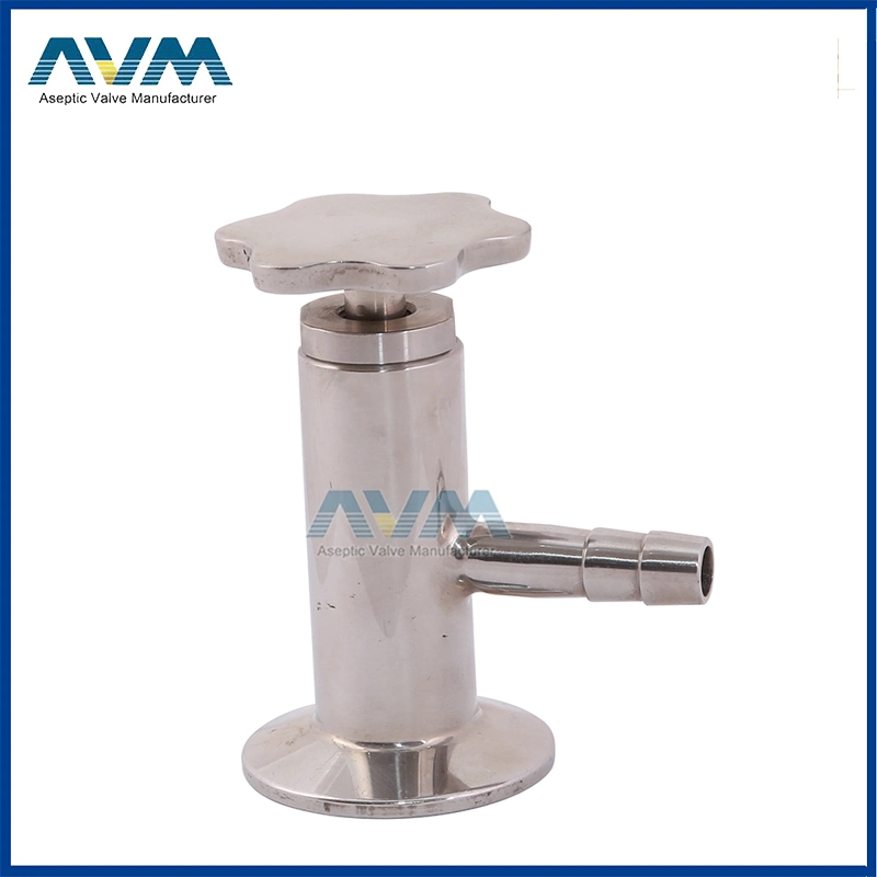 Hygienic Stainless Steel Manual Clamp Aseptic Sampling Valve