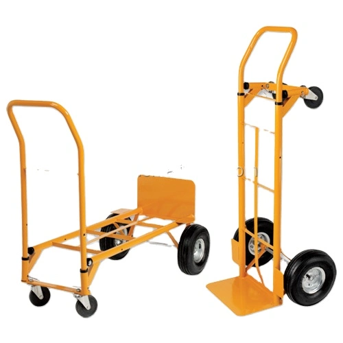 Ht2009 Multi Purpose Industrial Metal Logistic Hand Cart Transport Hand Trolley for Loading