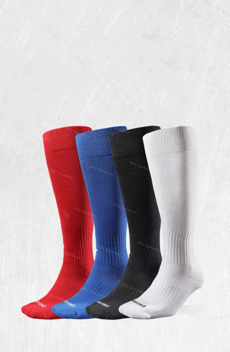 Cushion Football Socks for Men and Women Ruby Cotton Sport Socks for Soccer and Football