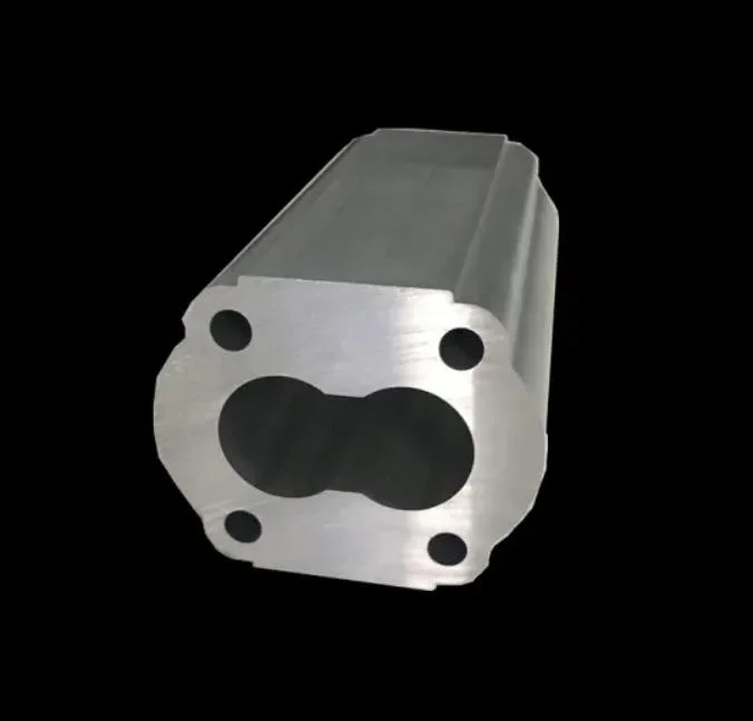 Aluminum Extrusion Extruded Profile Bar for Hydralics Gear Pump Body