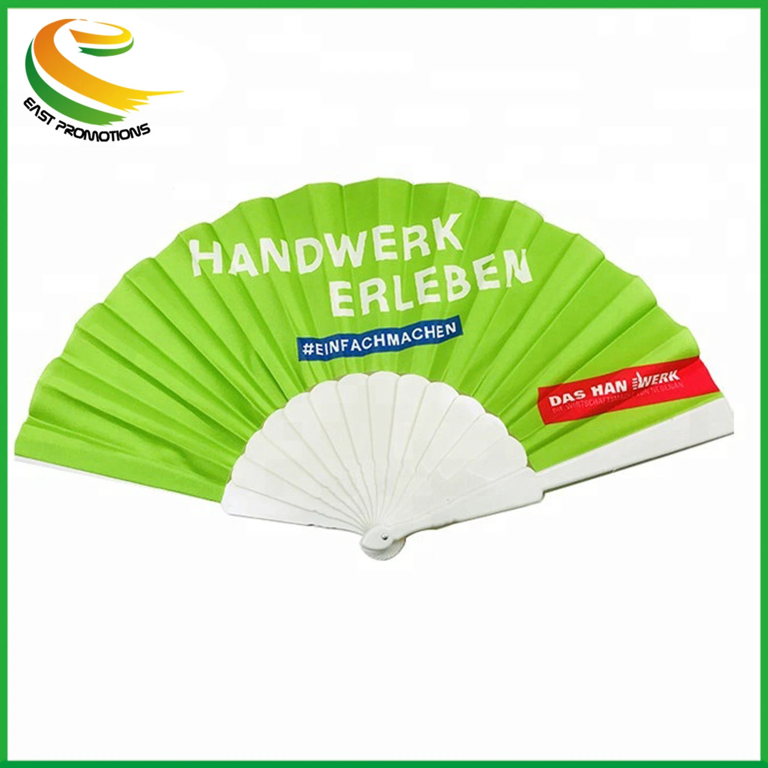 New Customized Handheld Fabric Folding Fans for Promotion