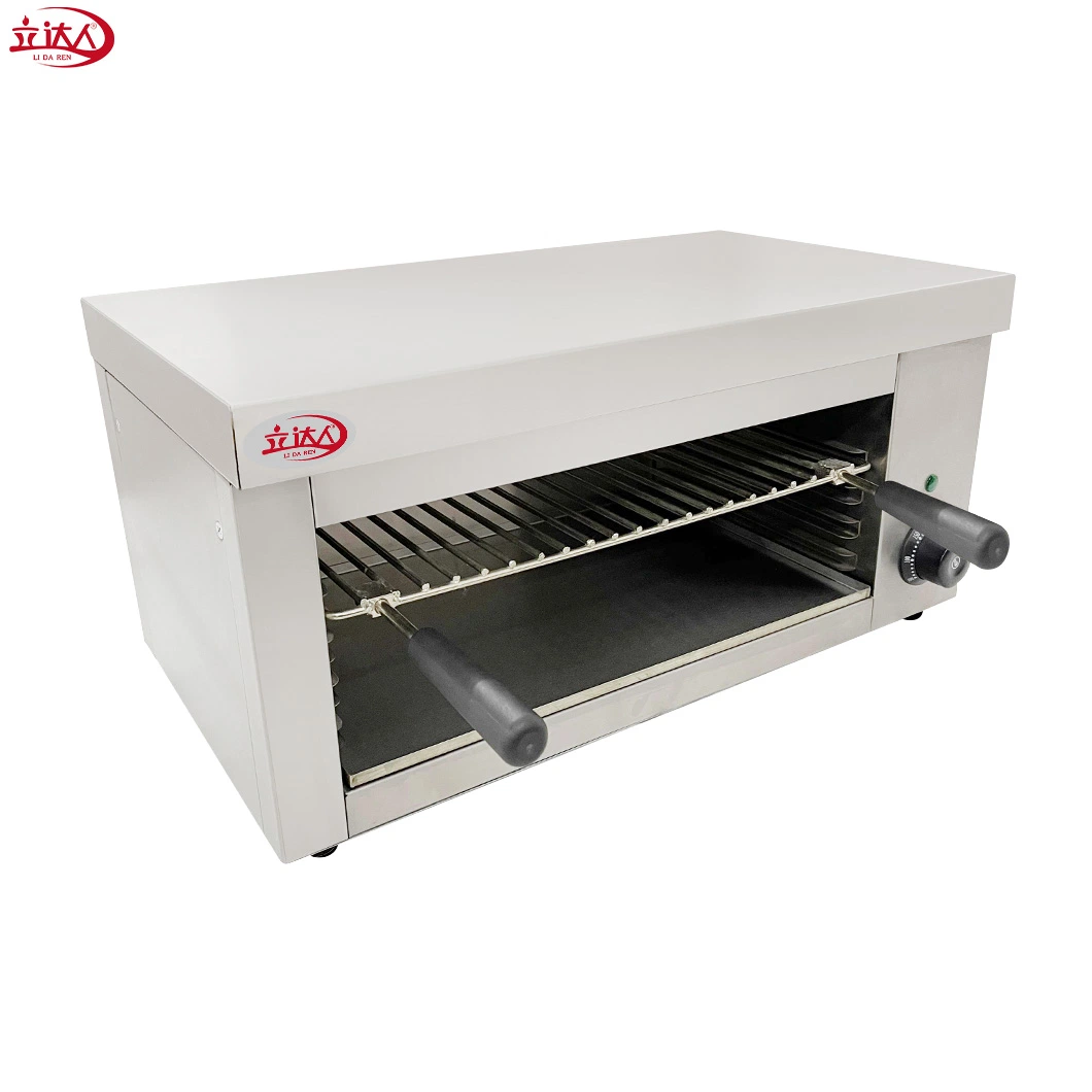 Lida 2 Kw Commercial Electric Kitchen Catering Equipment Stainless Steel Adjustable Electric Salamander Bakery Oven Cake French Bread Pizza Baking Machine