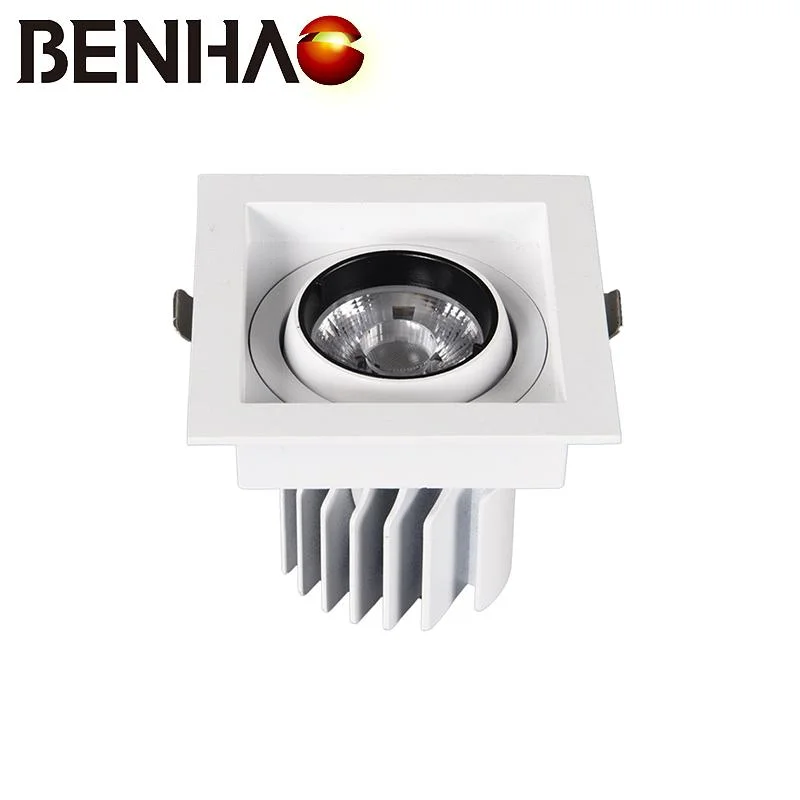 Comercio al por mayor de la luz de techo rebajado de mazorca fino borde antirreflectante de Salón Home Downlight LED