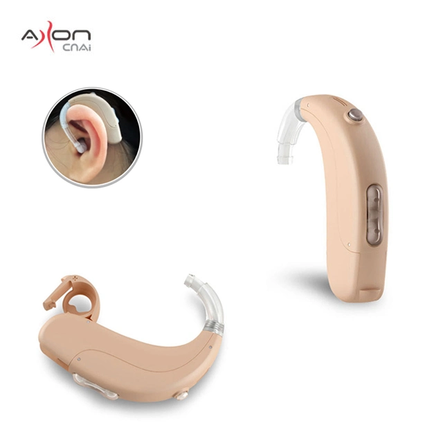 BTE Sound Hearing Aid for Hearing Loss Digital Audifonos Fabricant Alimente V-188b