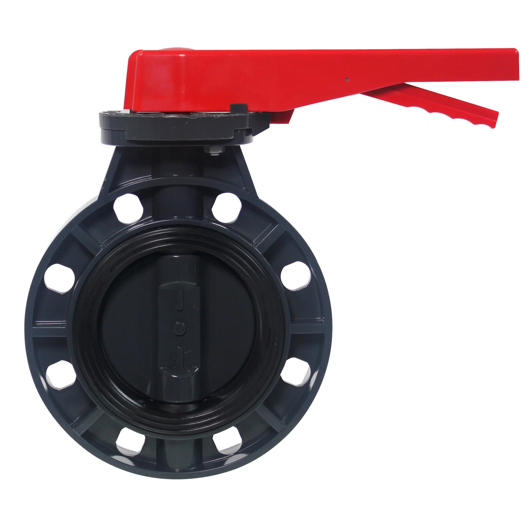 DN65mm 2 1/2'' Plastic PVC Butterfly Valve for Pipe Fittings Water Supply