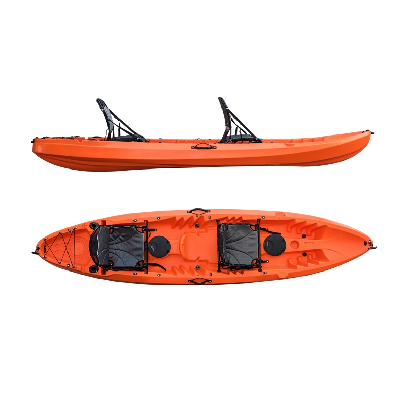 2 or 3 Person Family Recreational Plastic Rowing Boat Tandem Fishing Kayak-Oceanus 2
