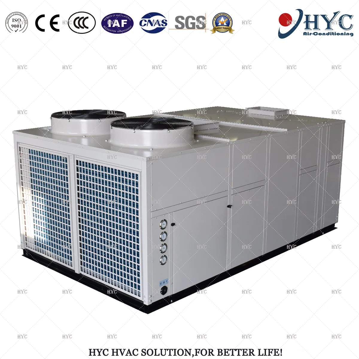 High Efficiency Rooftop Packaged Heat Pump Unit with Inverter DC Compressor