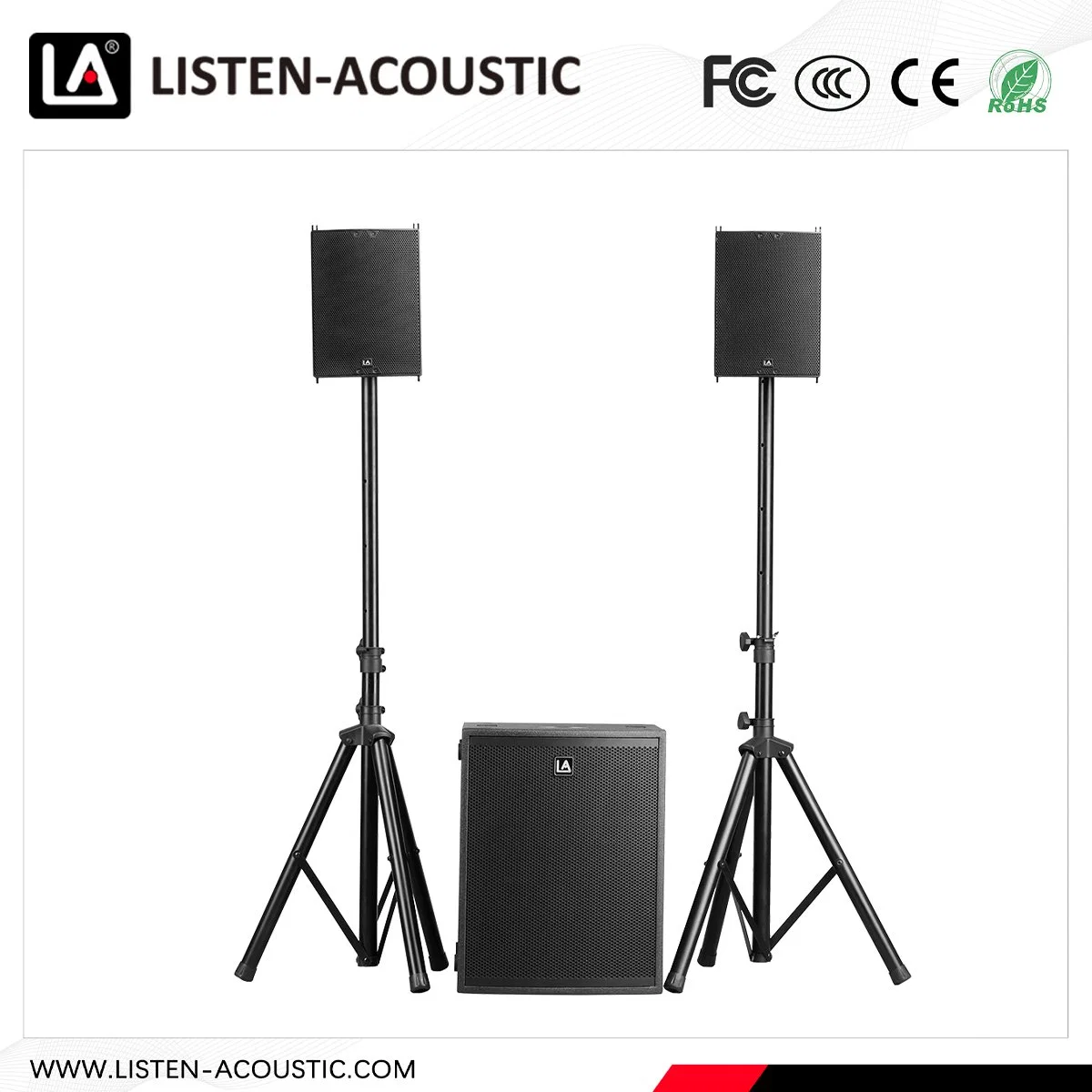 Sistema de sonido S1-Mini 1.1 o 2.1 para eventos en interiores y exteriores, equipo de DJ.